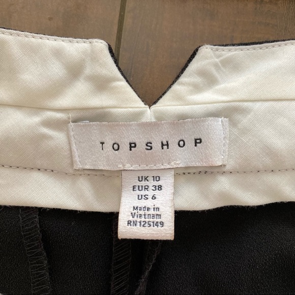 TOPSHOP black tailored slacks - Picture 3 of 6